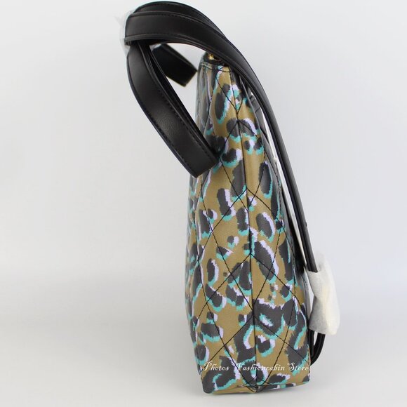 NWT Ted Baker Quiltoe Leopard Quilted Backpack Bag, Streetwear and Travel main image 14
